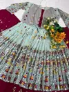 Krishi Georgette Heavy Indo Western Lehenga Wholesale Market In Surat